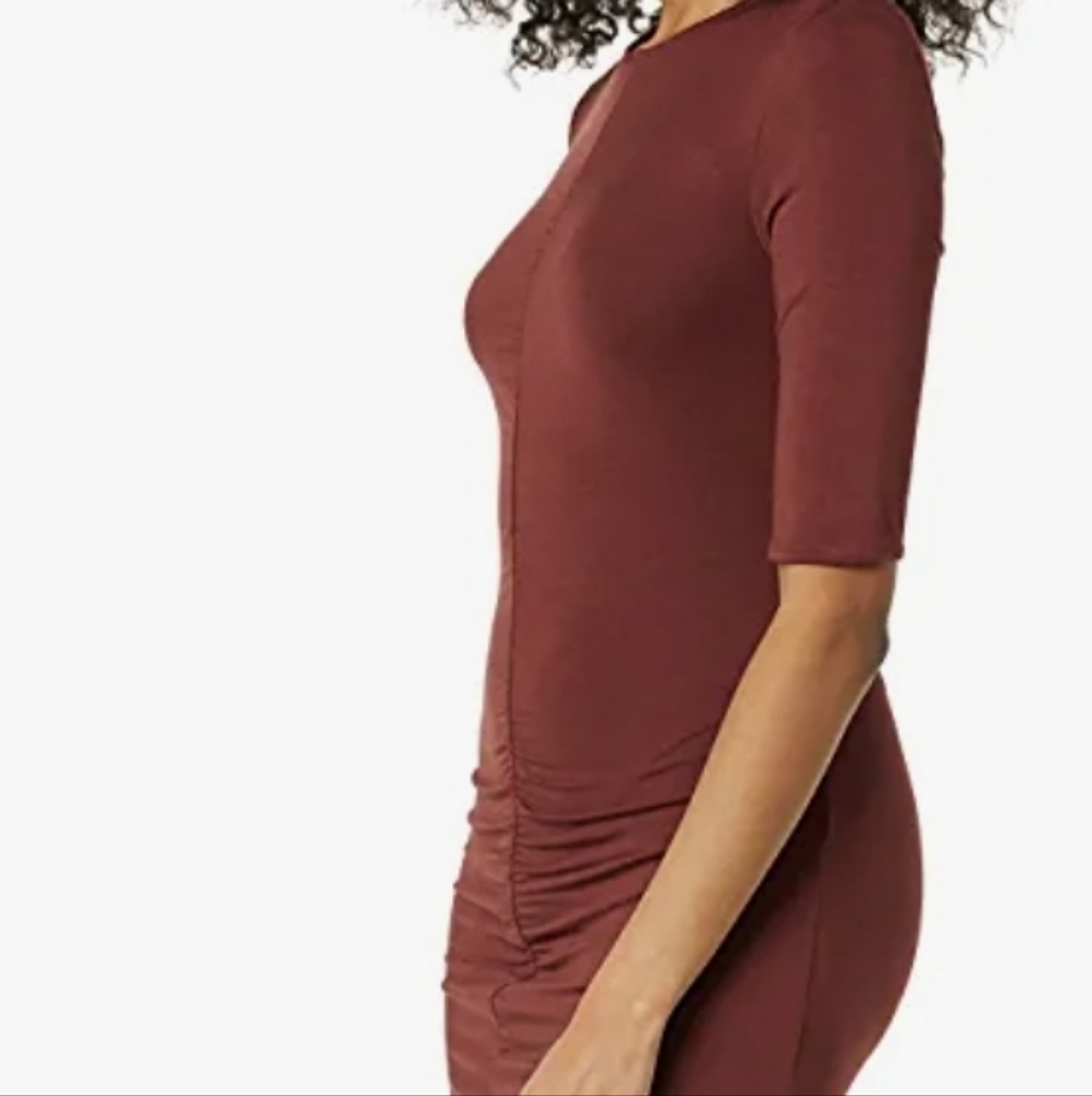 Rich chestnut brown dress